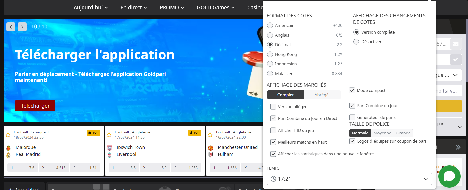 Les principaux avantages de l'application GoldPari Les principaux avantages de l'application GoldPari