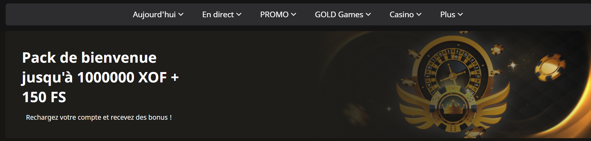 Bonus de bienvenue de GoldPari Bonus de bienvenue de GoldPari