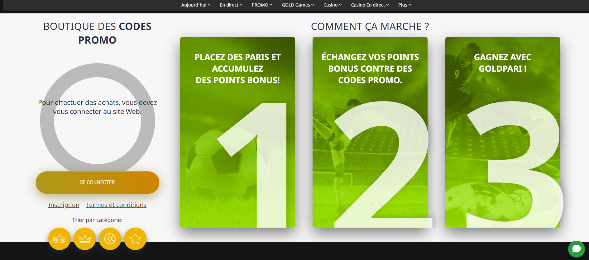 Сode promo de GoldPari 2024 Сode promo de GoldPari 2024